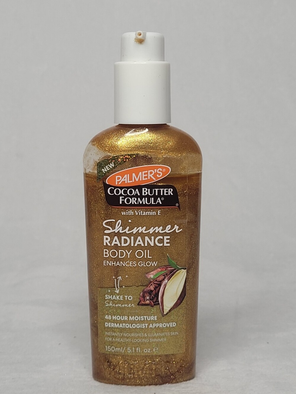 Palmer's Cocoa Butter Formula Vitamin E Shimmer Radiance Body Oil Enhances Glow